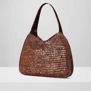 Aritzia Sorbetto Raffia Bag